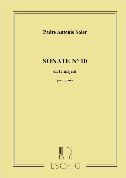 Sonate N. 10 En Fa Majeur, Pour Piano